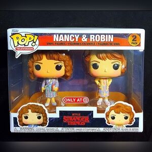 Funko Pop Nancy & Robin Stranger Things 2 pack Victor Creel Prison Visit